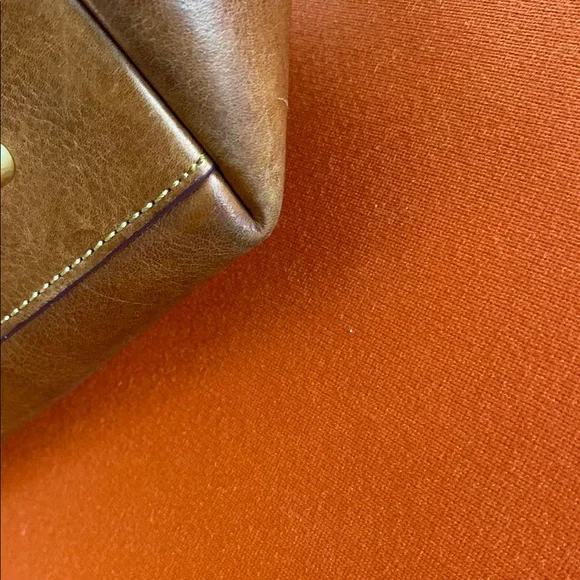 Dooney and Bourke florentine Barlow Leather satchel with Adjustable Strap - Picture 7 of 7